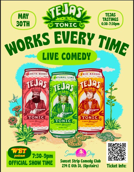 Works Every Time Comedy Show presented by Tejas Tonic